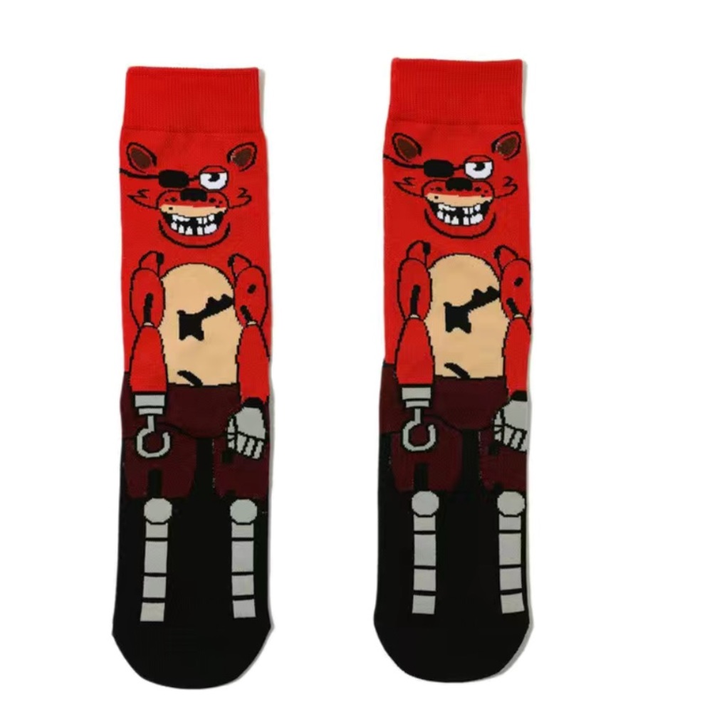 FNAF Five Nights At Freddy’s Socks - set of 3 - 1 size fits US 7-10 - Picture 5 of 7
